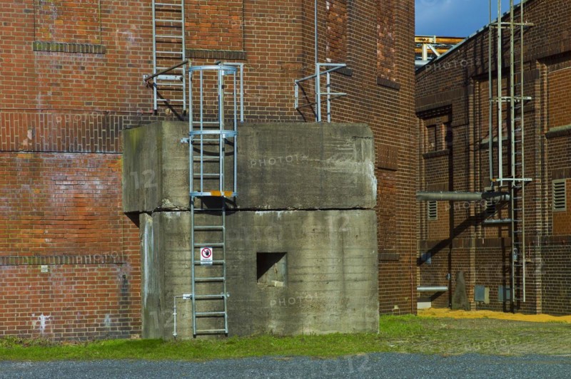 Former air raid shelter on the grounds of BWK