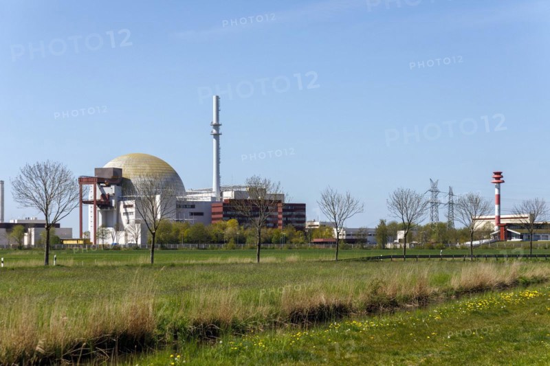 Decommissioned Brokdorf nuclear power plant