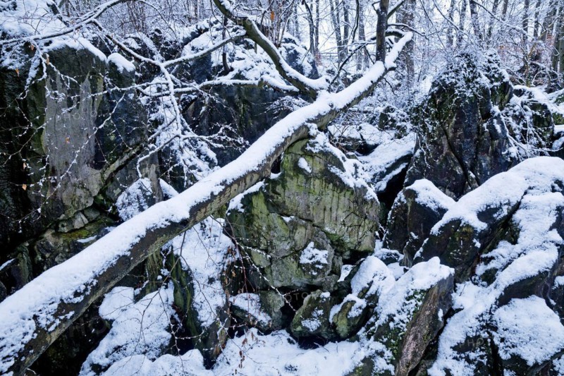 Felsenmeer in winter