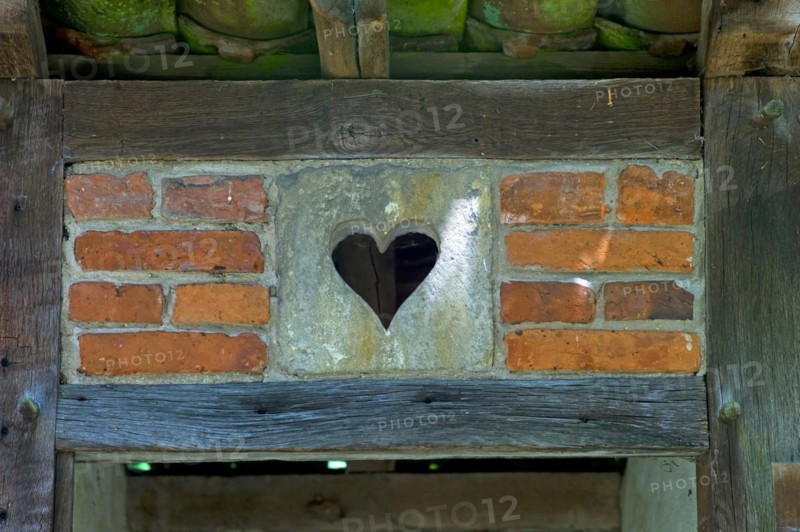Heart on a toilet stall