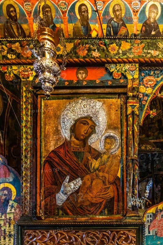 Icon with baby Jesus