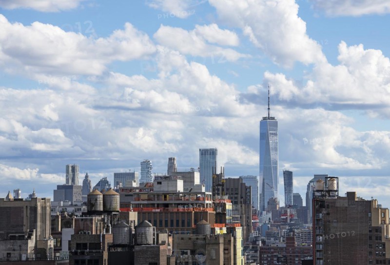 View from the north of One World Trade Center