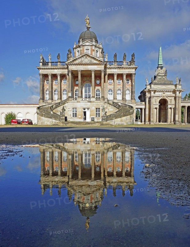 Reflection in puddle