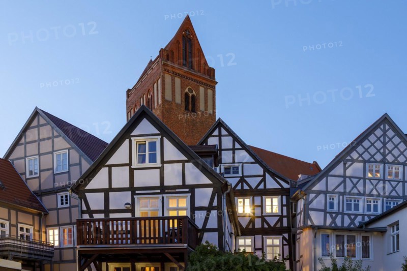 Half-timbered houses