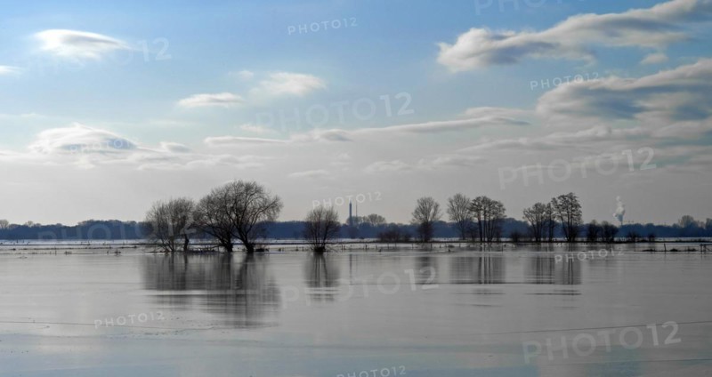Iced Wuemmewiesen in Bremen Borgfeld