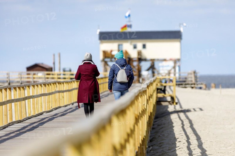 Pier to Sankt Peter-Ording beach
