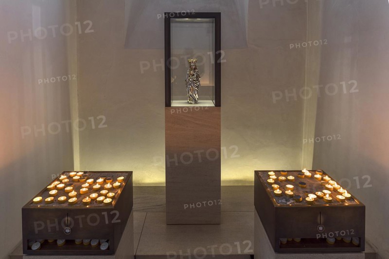 Devotional room with offering candles