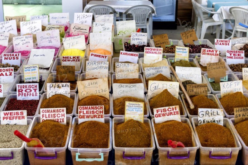 Colourful spices