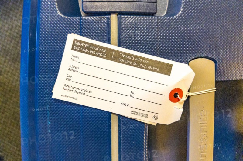 Lost baggage tag
