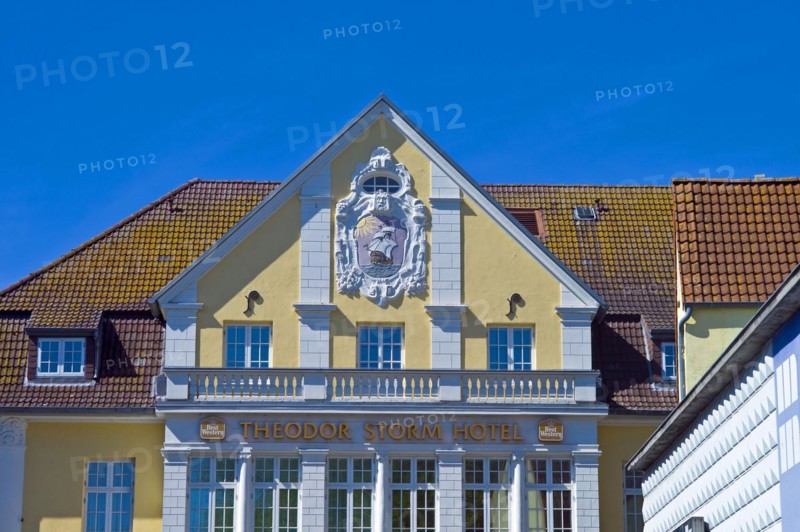 Gable of the Theodor Storm Hotel