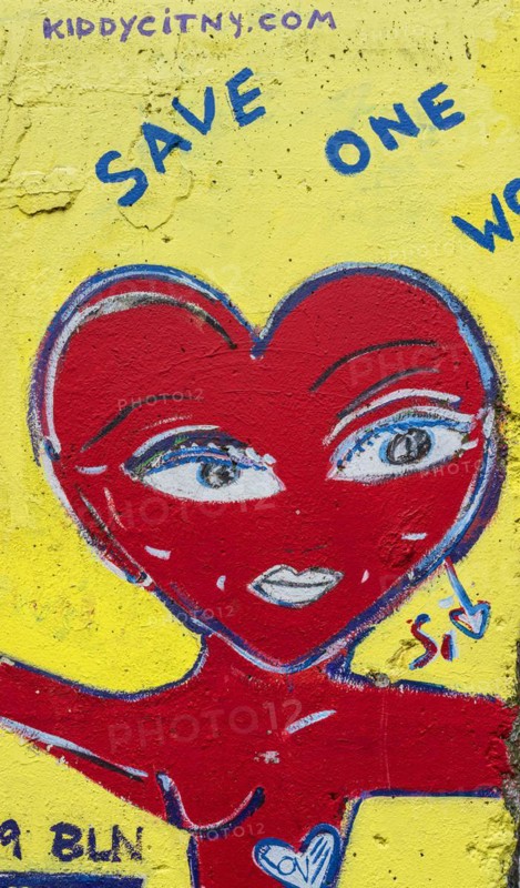 Graffiti on the remains of the Wall at Potsdamer Platz