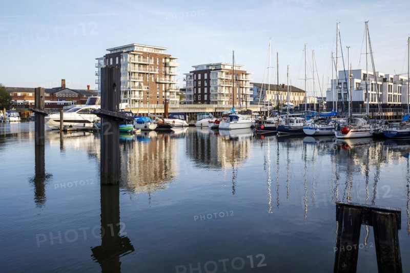 City Marina in Cuxhaven on the Landwehr Canal