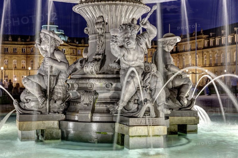 Fountain on the Schlossplatz