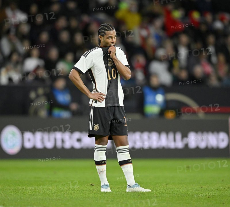 Serge Gnabry GER thoughtful