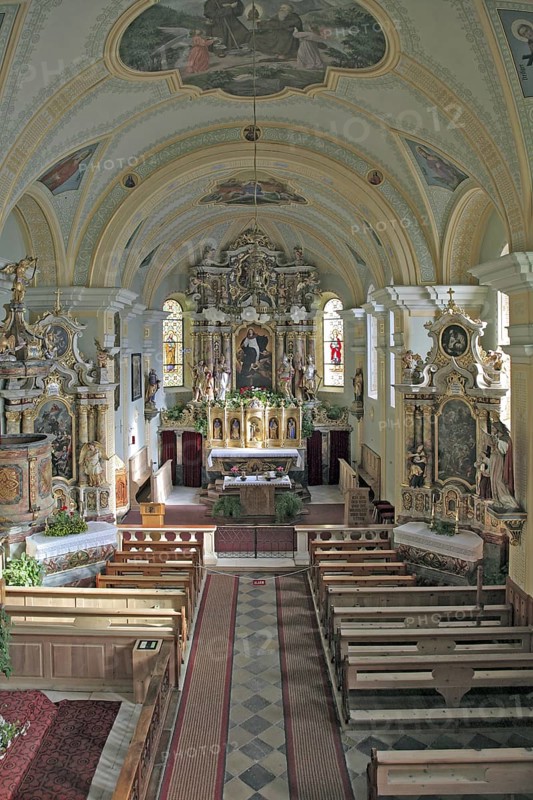 The Baroque pilgrimage church of Our Lady in Schnals is located in the village of the same name