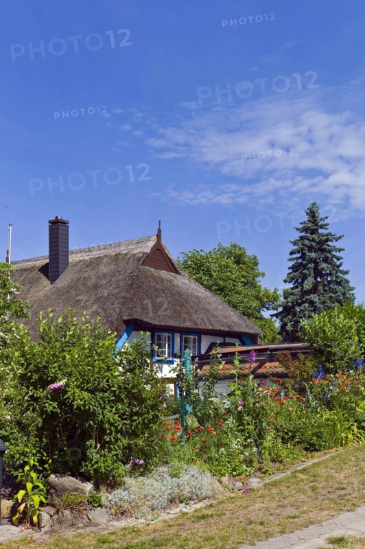 Thatched house in Wustrow Fischland