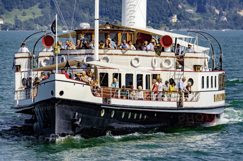 The historic paddle steamer HOHENTWIEL