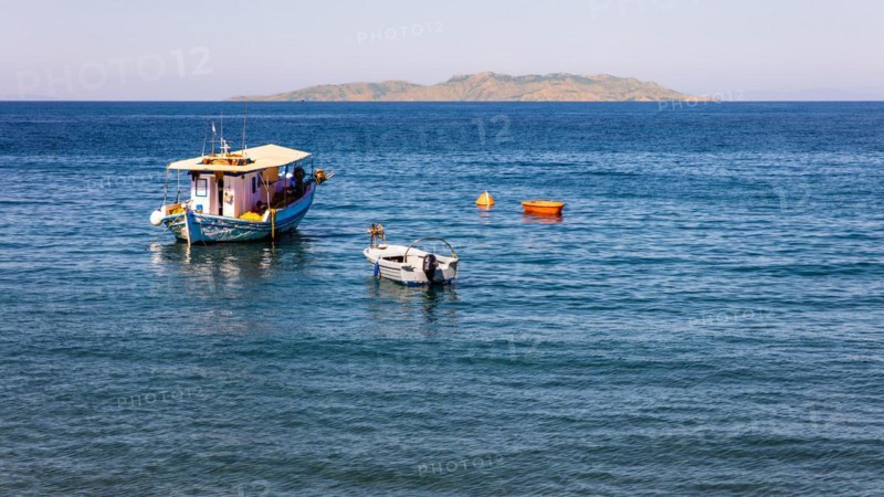 Small fishing port Kamiros Skala
