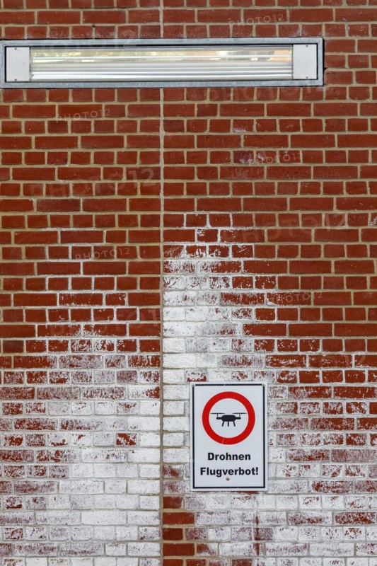 Prison walls of the correctional facility