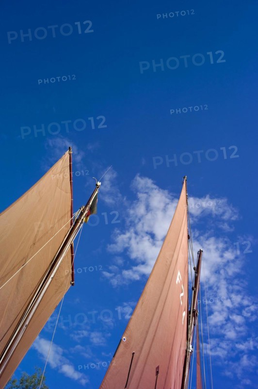 The sails of a Zeesen boat