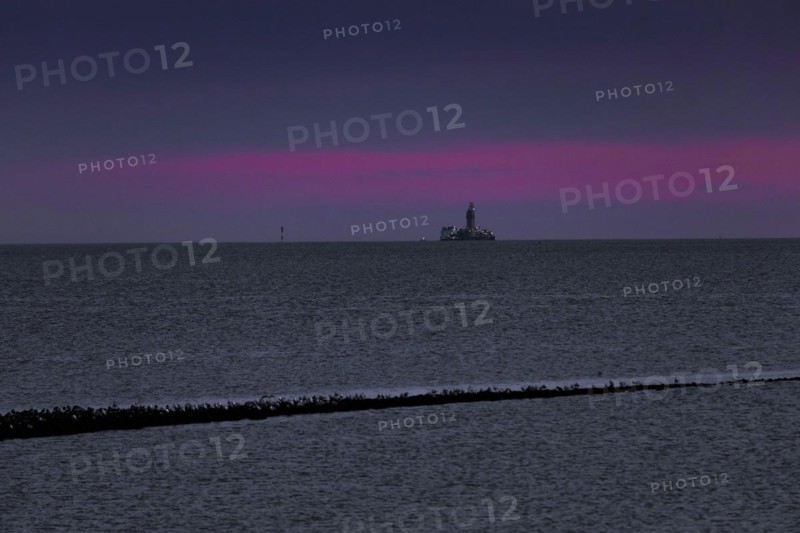 Mittelplate Drilling Platform in Meldorf Bay