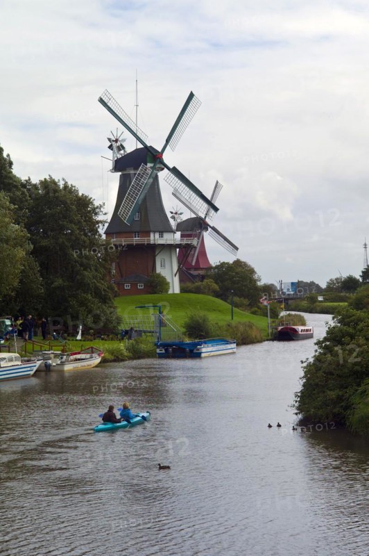 The twin mills of Greetsiel