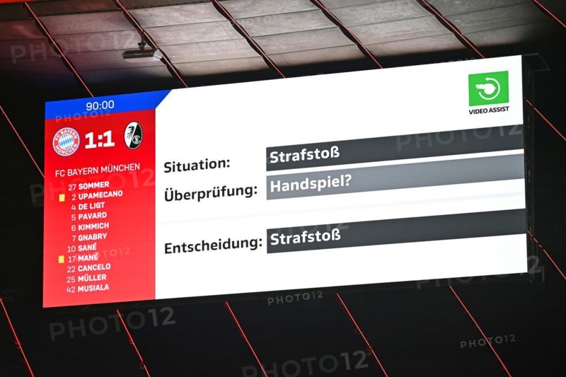 Scoreboard video assist referee