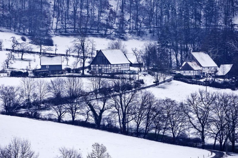 Hof Duempel in winter