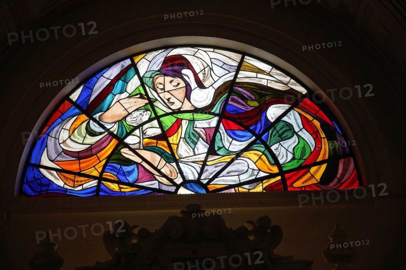 Coloured glass windows
