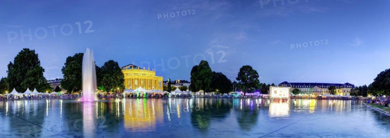 Summer festival in front of the opera house