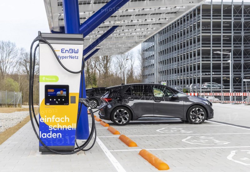 Fast charging park in the EnBW City