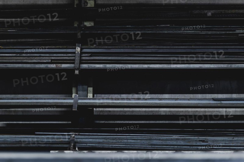 Metal being stored