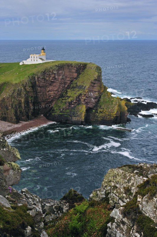 The Stoer Head Lighthouse at the Point of Stoer in Sutherland