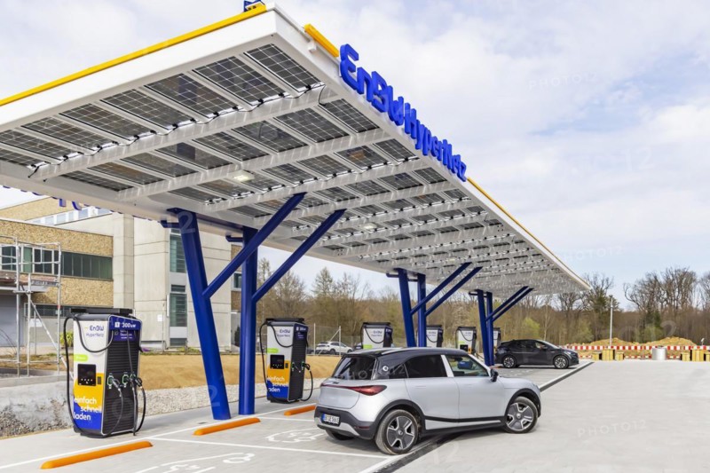 Fast charging park in the EnBW City