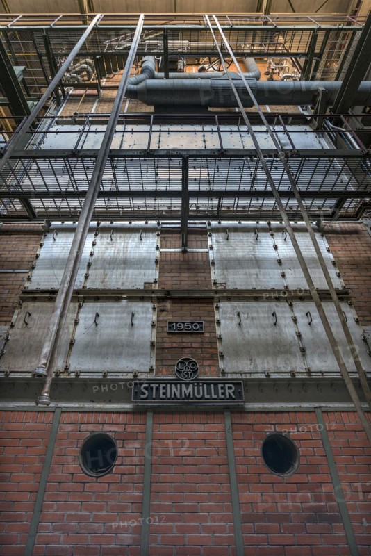 Power house with boiler plant