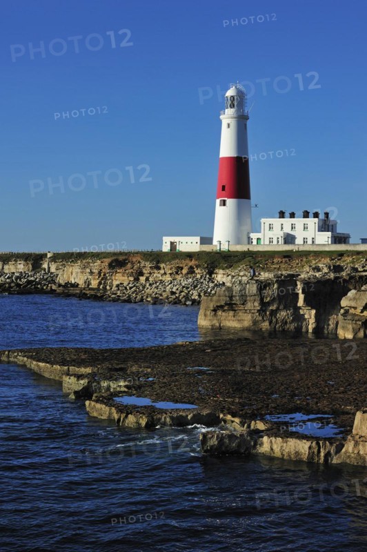 Portland Bill Lighthouse on the Isle of Portland along the Jurassic Coast
