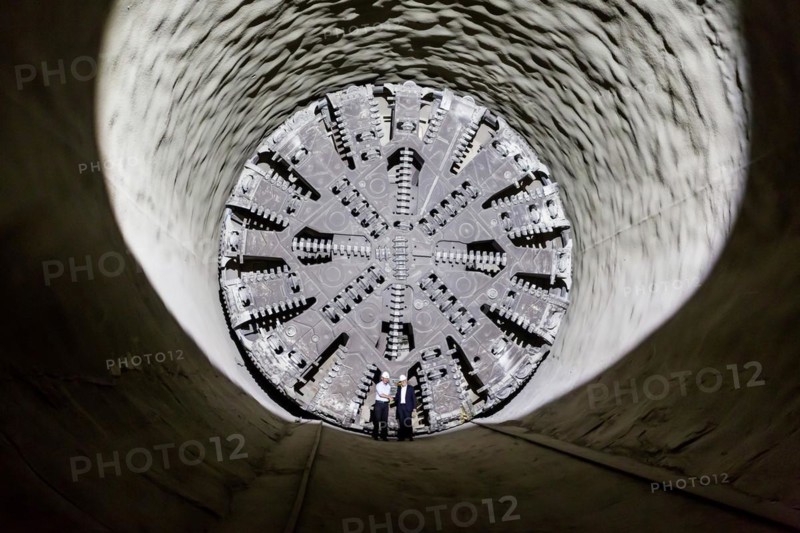 Filder Tunnel construction site