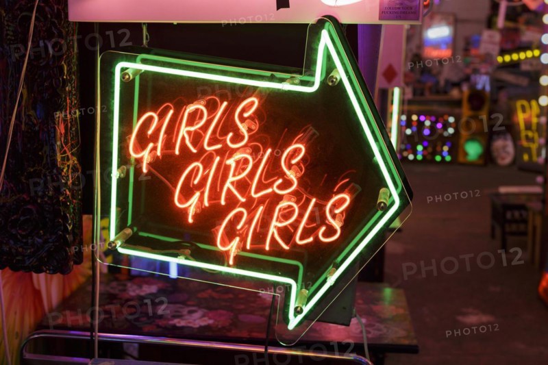 Girls neon sign