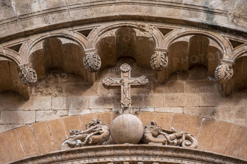 Detail of the main facade