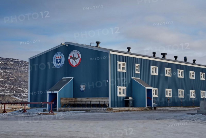 Building of the Arktisk Kommando of the Danish Armed Forces in Kangerlussuaq