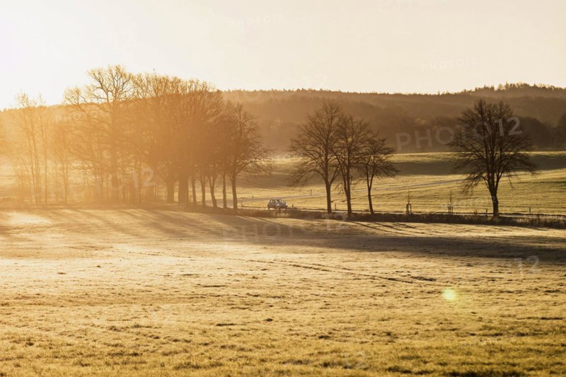 A car on a country road