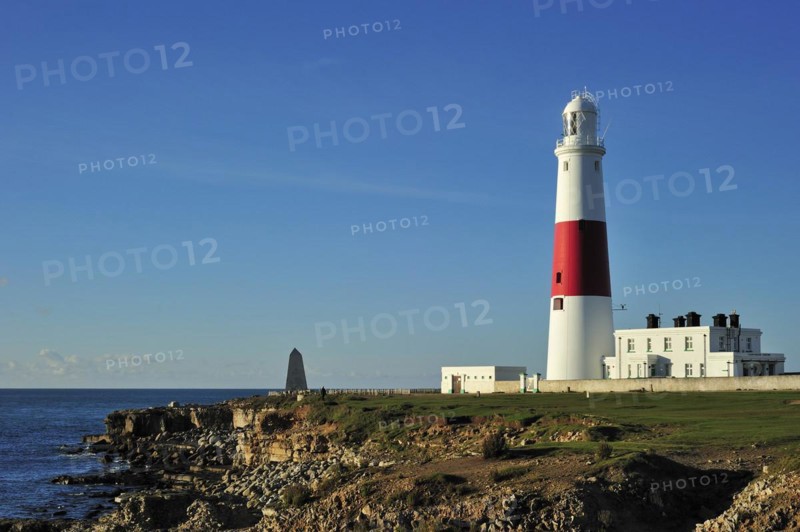 Portland Bill Lighthouse on the Isle of Portland along the Jurassic Coast