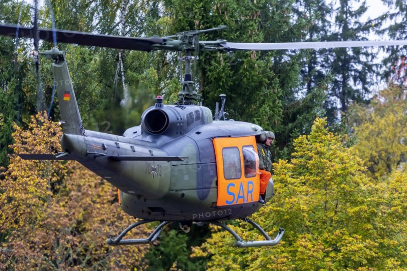 SAR helicopter of the type Bell UH-1D of the German Armed Forces
