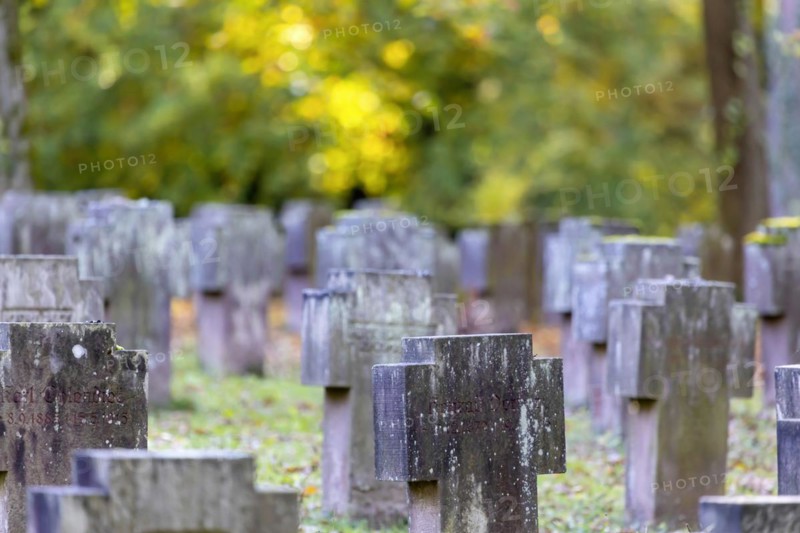 Cemetery in autumn