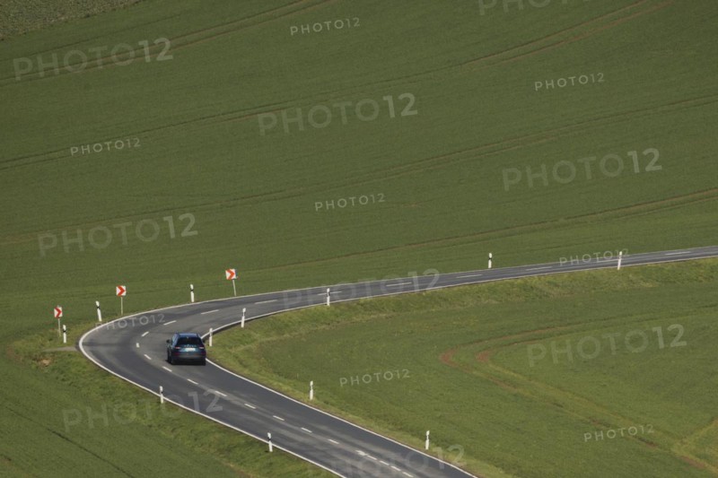 A car on a country road