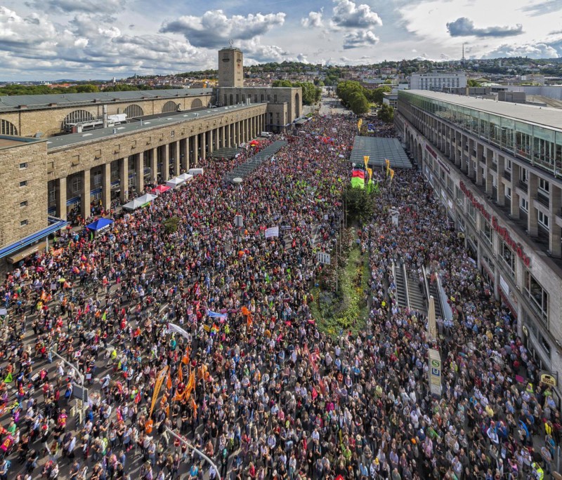Large demonstration against TTIP and CETA