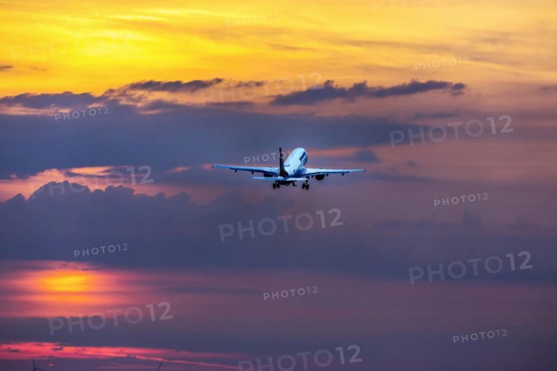 Aircraft taking off