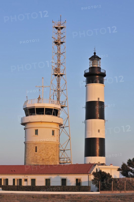 The lighthouse phare de Chassiron at Saint-Denis-dOleron on the island Ile dOleron