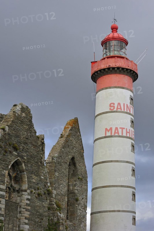 The Pointe Saint Mathieu with its lighthouse and abbey ruins
