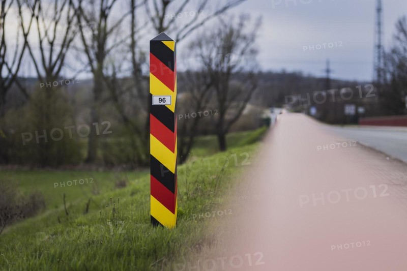 Border stone towards the Federal Republic of Germany